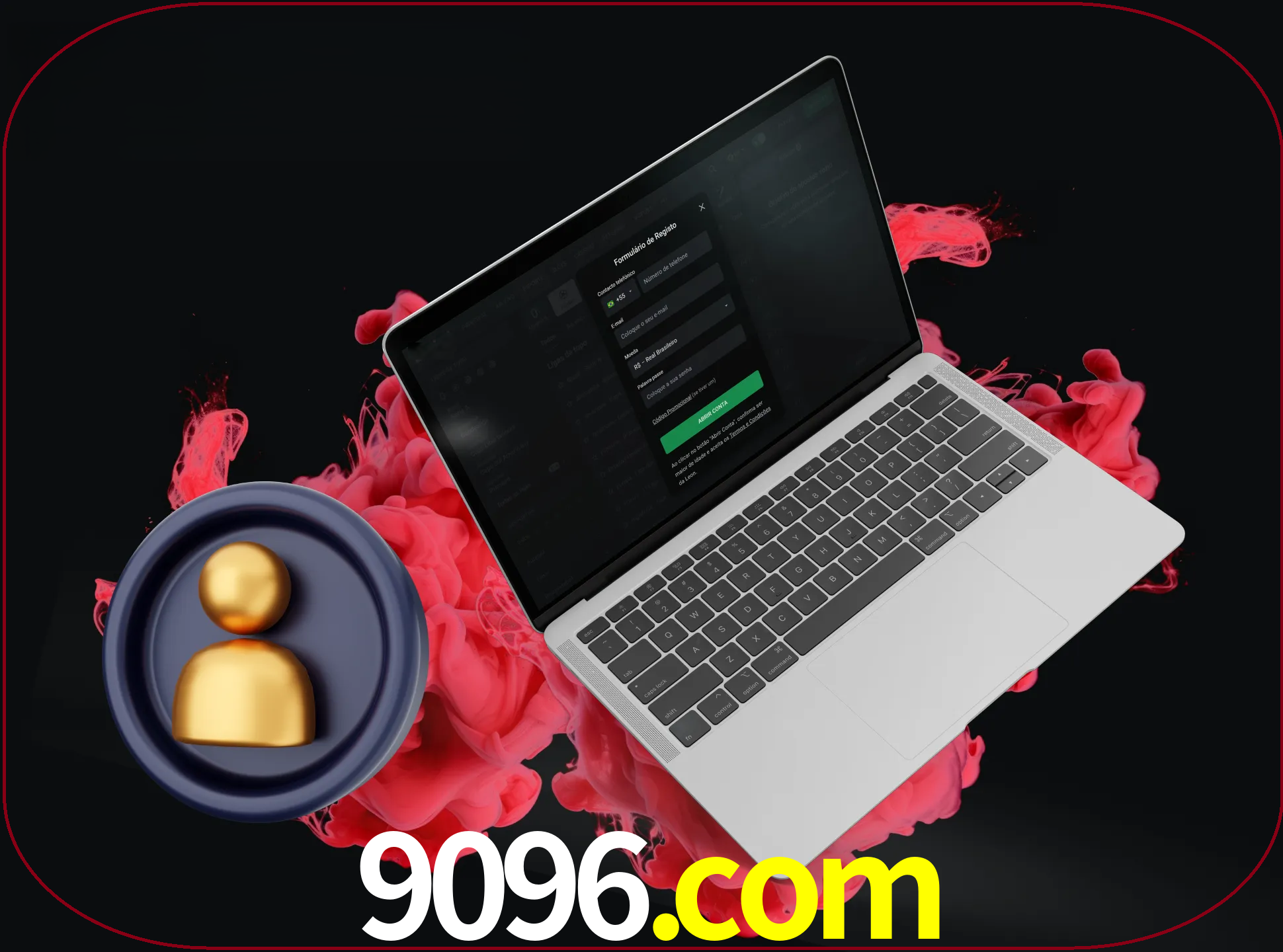 No cabeçalho do site 9096, clique no botão que o levará a um formulário especial onde terá de introduzir as suas informações actuais.
