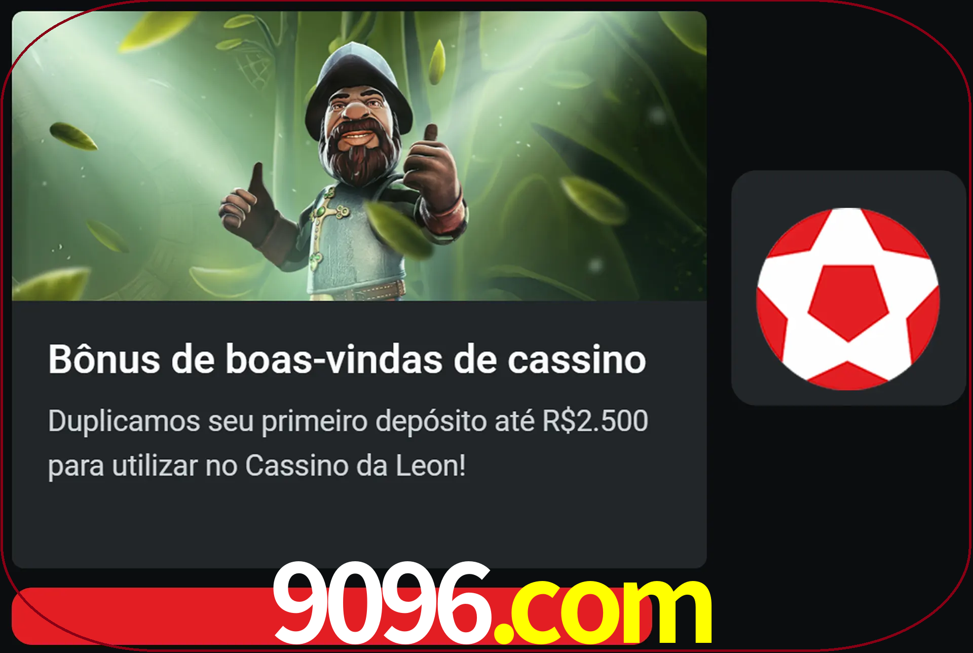 Receba seu dinheiro do bônus de boas-vindas após o primeiro depósito.